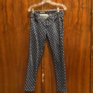 AG polka dot jeans. Super soft